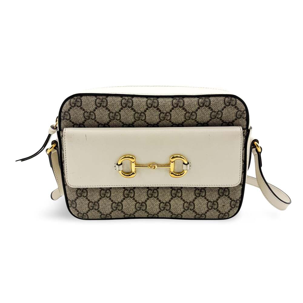 Gucci Horsebit Small Shoulder Bag White #352107F51B